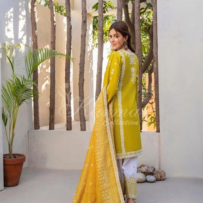 Karma lime Farshi Shalwar Suit for Women - Perfect for Salwar Kameez - Womenswear