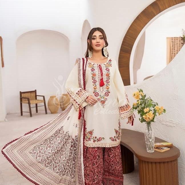 Original karma embroidered with farshi shalwar