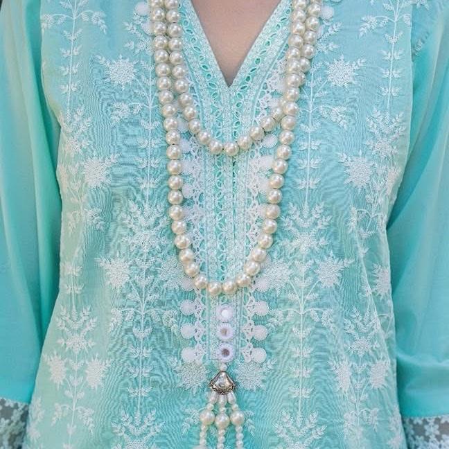 Karma heavy embroidered with embroidered farshi shalwar