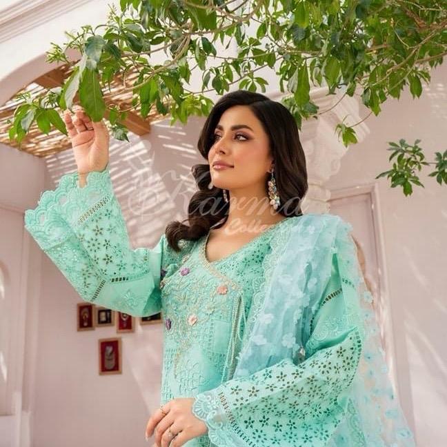 Karma cotton embroidered 3PC