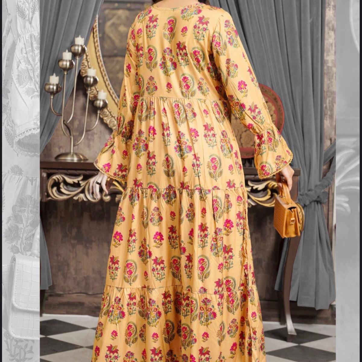 Simrans linen long maxi dress winter collection