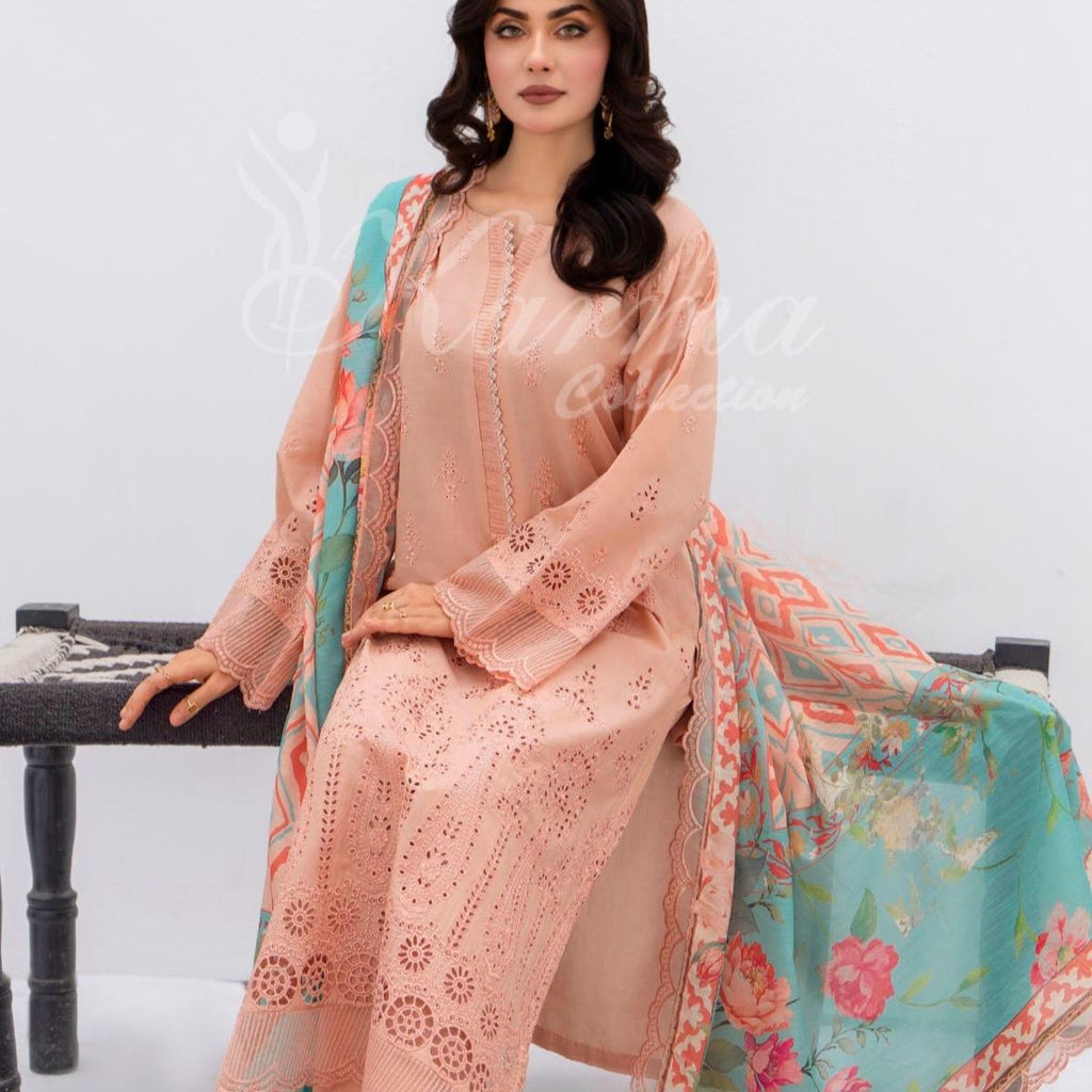 Karma light salmon chicken kari 3PC suit