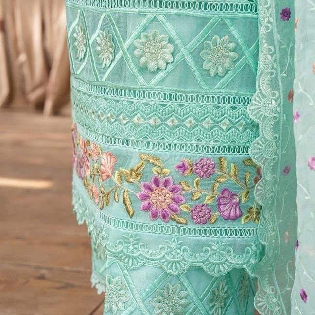 Karma cotton embroidered 3PC