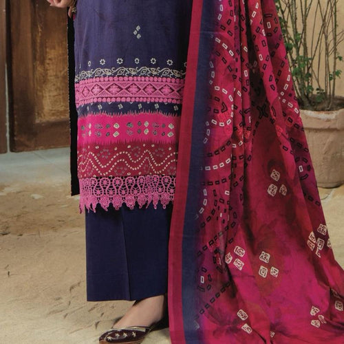 Allys lawn embroidered 3PC