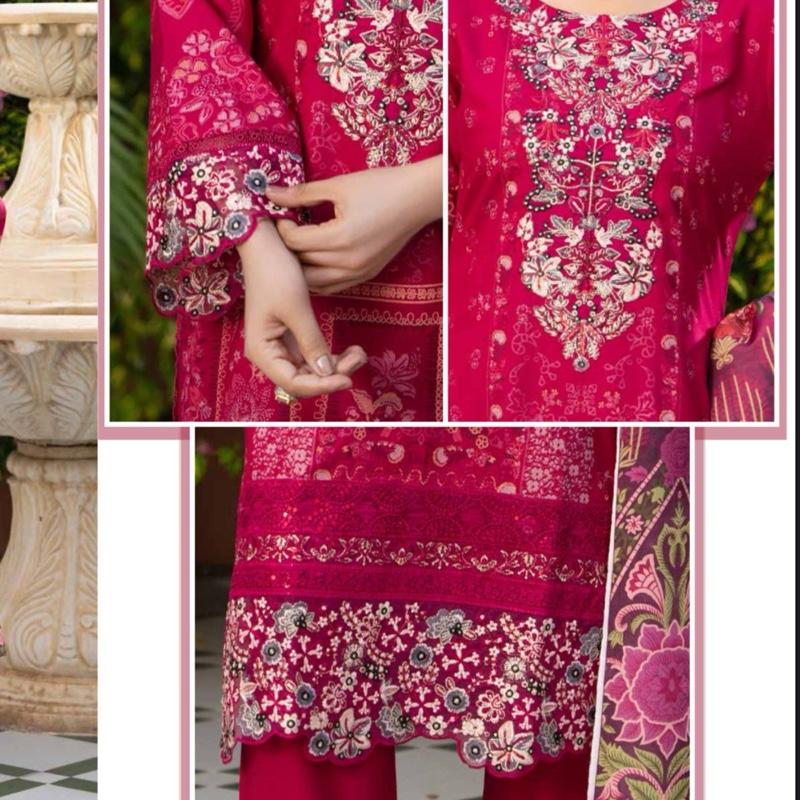 Ready to Wear withwr Pink Embroidered Kurta Set for Women Traditional Pakistani Fashion