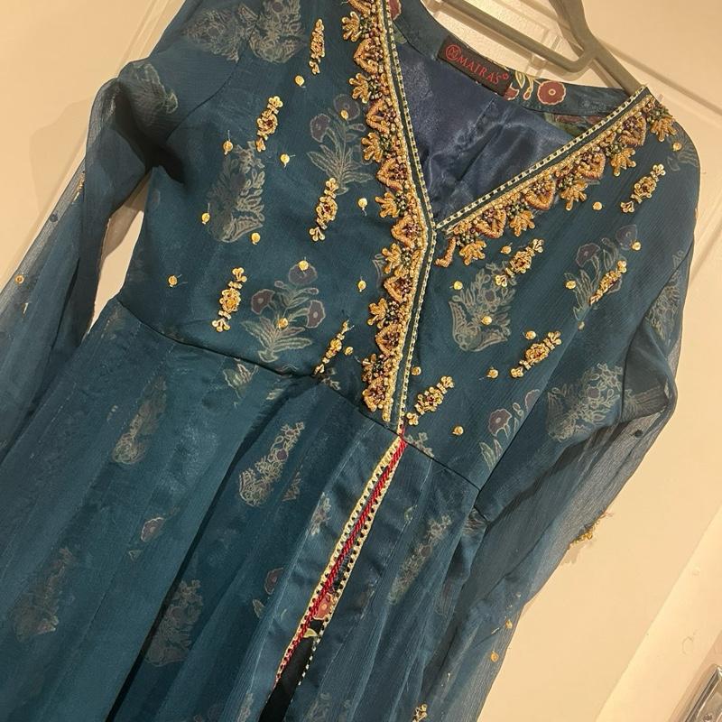 Fancy chiffon dress style 3PC