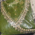 Lime green fancy suit