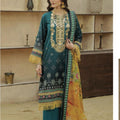 Ally’s Lawn Embroidered 3PC Suit - Women's Casual Wear - Womenswear