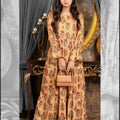 Simrans linen long maxi dress winter collection