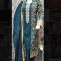 Embroidered Linen Gown Style 3PC for Women - Traditional Clothing