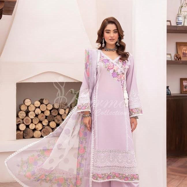 Karma purple cotton 3Pc
