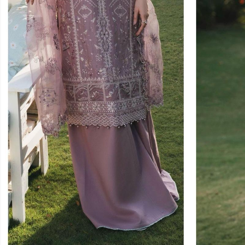 Ally’s mummy and me matching fancy cotton embroidered 3PC