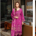 Munira Embroidered 3PC with shawl