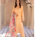 Karma Gulistan peach with multi dupatta
