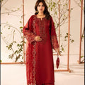 Zahra Rubab red fancy party wear